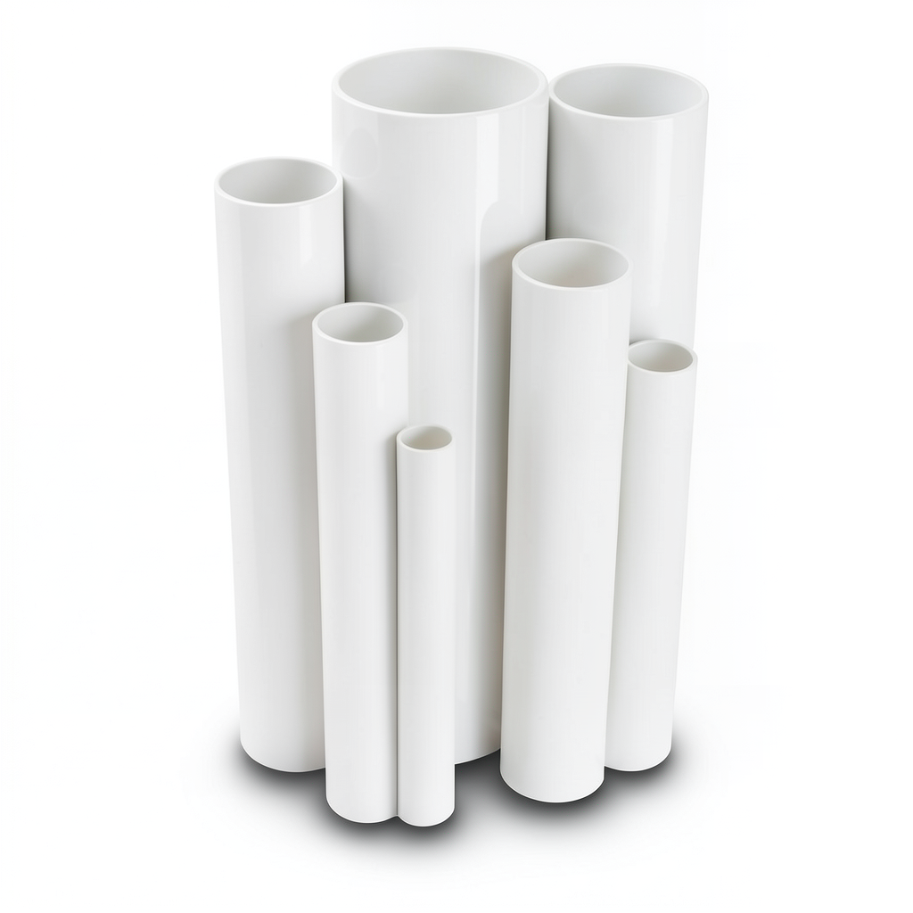 UPVC Pipes Nominal Pressure 4 Bar Outside Diameter 450 mm Thickness 8.9 mm White