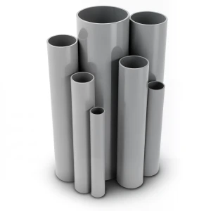 مواسير UPVC ضغط 4 بار قطر خارجي 450 مم سمك 8.9 مم لون رمادي
