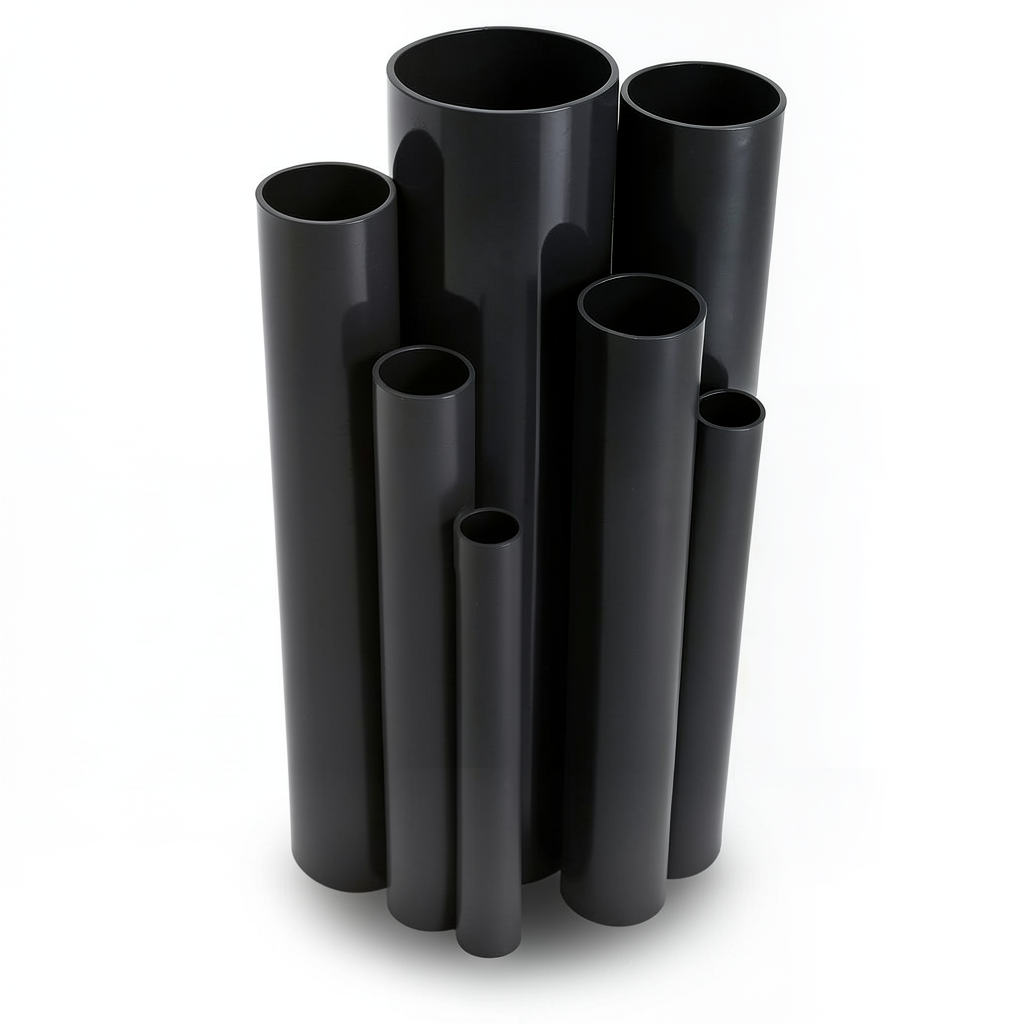 UPVC Pipes Pressure 4 Bar Outside Diameter 450 mm Thickness 8.9 mm Black