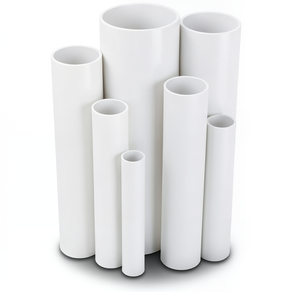 UPVC Pipes 6 Bar Pressure 450 mm Diameter 13.2 mm Thickness White