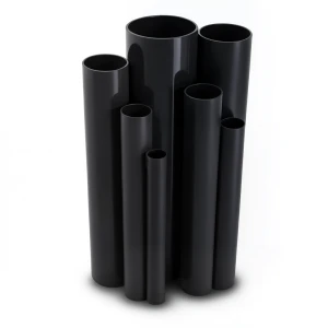 مواسير UPVC ضغط 6 بار قطر خارجي 450 مم سمك 13.2 مم لون اسود