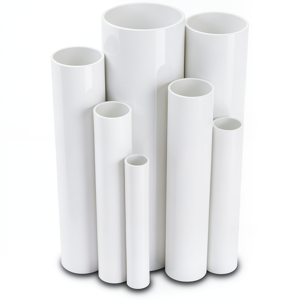 UPVC Pipes Schedule 40 Size 3 inch Thickness 5.5 mm White