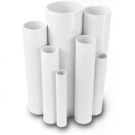 مواسير UPVC ضغط اسمي 6 بار قطر خارجي 400 مم سمك 11.7 مم لون أبيض