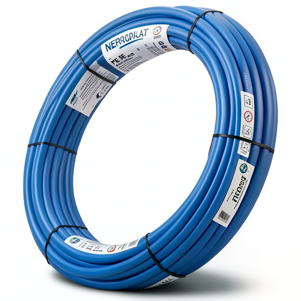 HDPE Pipes PE 80 Pressure 16 Bar 20 mm Diameter 2.3 mm Thickness Blue | NEPROPLAST