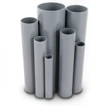 UPVC Pipes Pressure 10 Bar Outside Diameter 400 mm Thickness 19.1 mm Gray