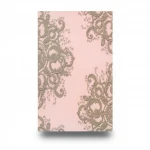 German Wall Covering, Pink Color, Length 10 m, Width 0.53 m, Model 10154-05