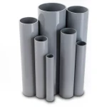 UPVC Pipes 16 Bar Nominal Pressure 400 mm OD 29.7 mm Thickness Gray