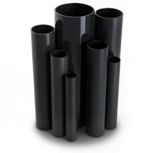 UPVC Pipes Pressure 16 Bar Outside Diameter 400 mm Thickness 29.7 mm Black