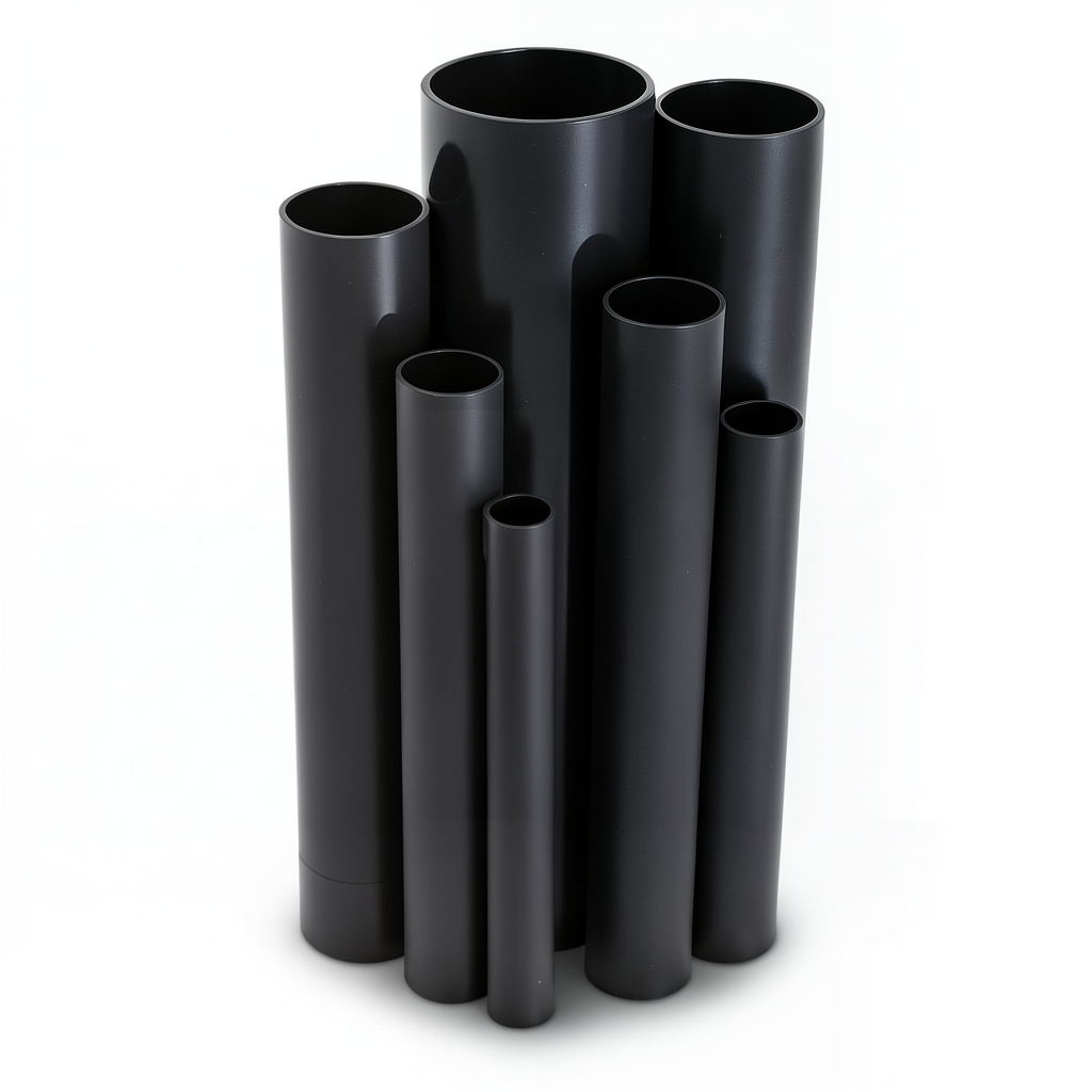 UPVC Pipes Nominal Pressure 2.5 Bar Outside Diameter 450 mm Thickness 3.6 mm Black