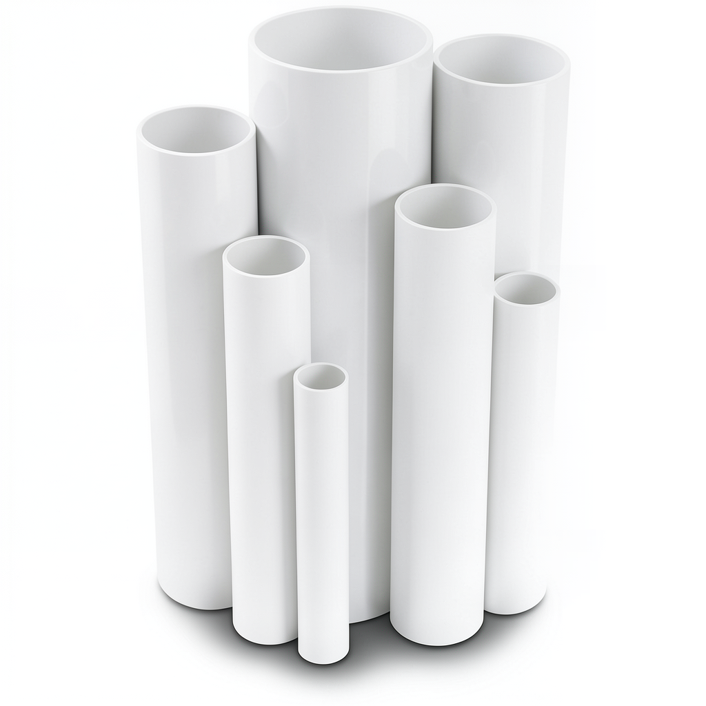 UPVC Pipes Nominal Pressure 4 Bar Outside Diameter 450 mm Thickness 8.9 mm White