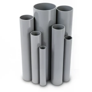 UPVC Pipes Pressure 4 Bar Outside Diameter 450 mm Thickness 8.9 mm Gray