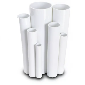 مواسير UPVC ضغط 6 بار قطر خارجي 450 مم سمك 13.2 مم لون أبيض