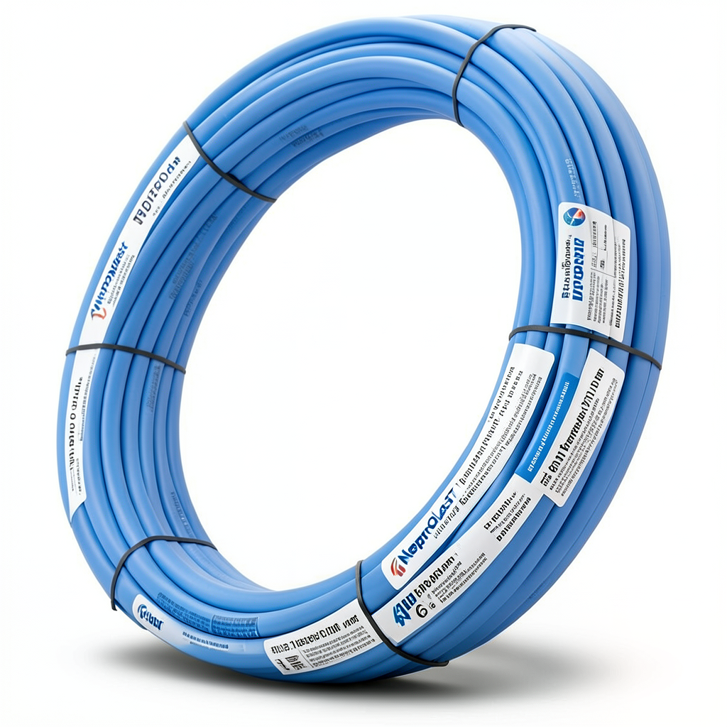 Neproplast HDPE Pipes PE 100 Pressure 20 Bar OD 16 mm Thickness 1.8 mm Blue | NEPROPLAST
