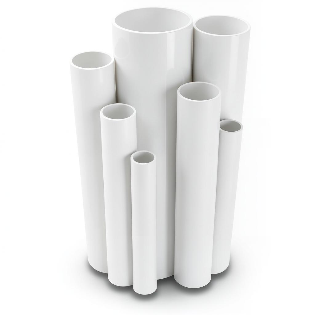UPVC Pipes Schedule 40 Size 6 inch Thickness 7.1 mm White Colour