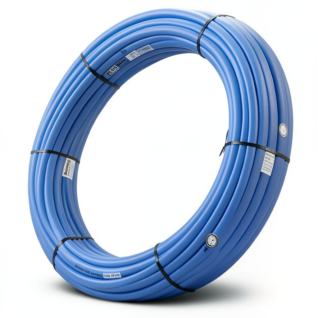 أنابيب HDPE نيبروبلاست PE 100 ضغط 20 بار قطر خارجي 75 مم سمك 8.4 مم لون ازرق | نيبروبلاست