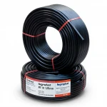 أنابيب HDPE  نيبروبلاست PE 100 ضغط 6 بار قطر خارجي 125 مم سمك 4.5 مم لون اسود