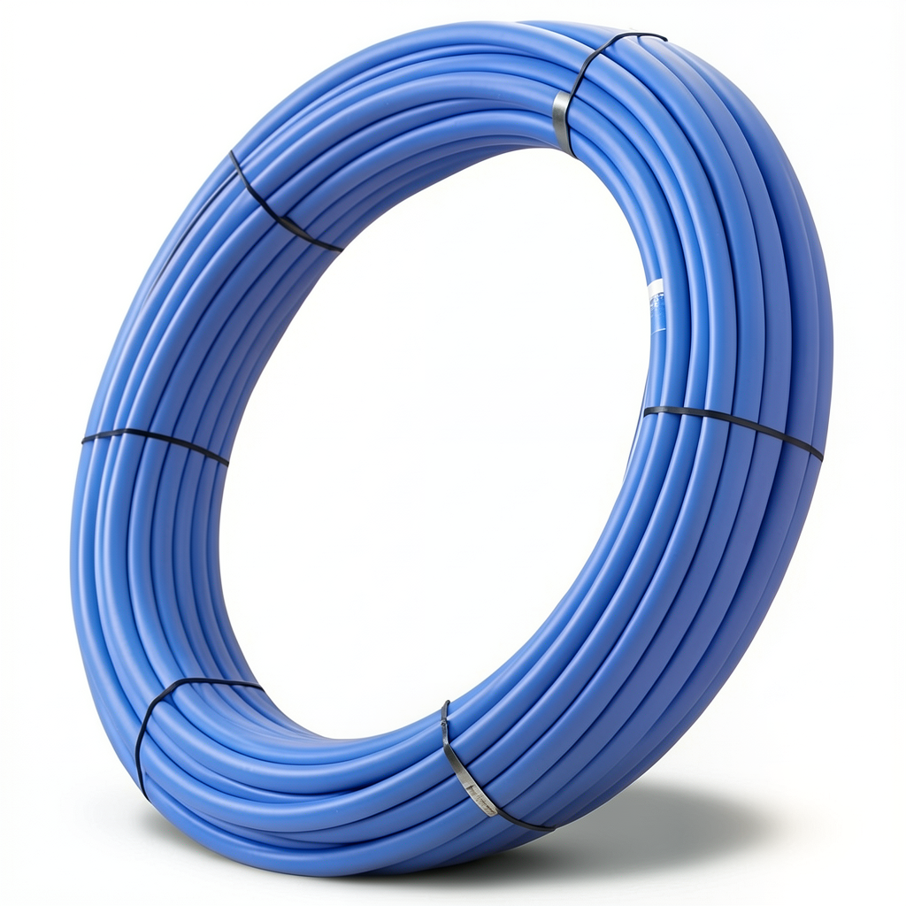 أنابيب HDPE PE 80 ضغط 16 بار قطر 20 مم سمك 2.3 مم لون أزرق | نيبروبلاست