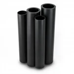 مواسير HDPE الراجحي PE 80 ضغط 12.5 بار قطر خارجي 140 مم سمك 12.7 مم لون اسود