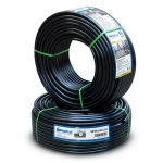 أنابيب HDPE PE 80 ضغط 16 بار قطر خارجي 63 مم سمك 7.1 مم لون أسود | نيبروبلاست