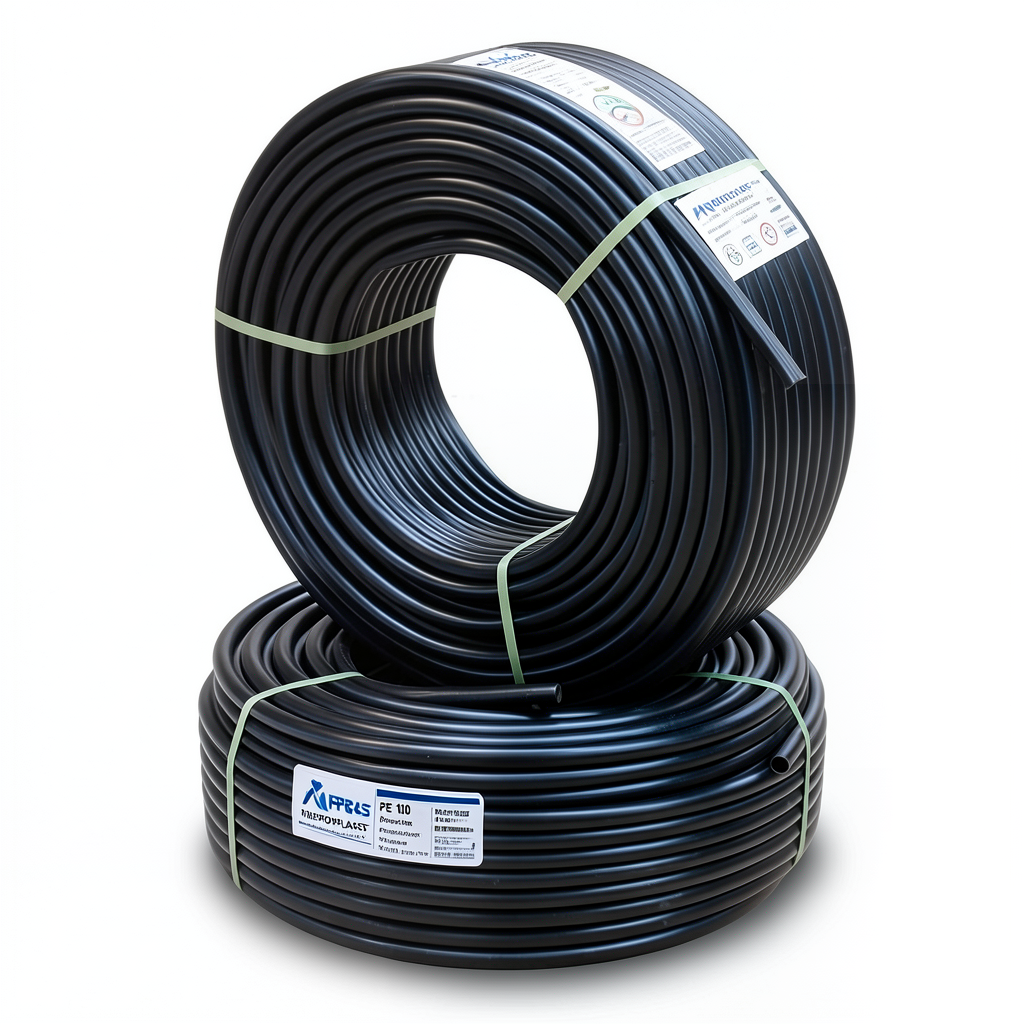 HDPE Pipes PE 100 Pressure 20 Bar Outside Diameter 75 mm Thickness 8.4 mm Black | NEPROPLAST