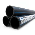 مواسير HDPE PE 100 ضغط اسمي 20 بار قطر خارجي 315 مم سمك 35.2 مم لون أسود | نيبروبلاست