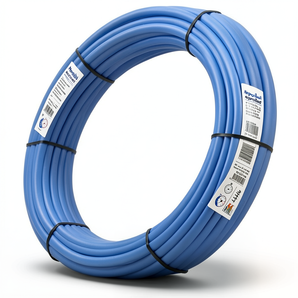 Neproplast HDPE Pipes PE 100 Pressure 20 Bar OD 63 mm Thickness 7.1 mm Blue | NEPROPLAST