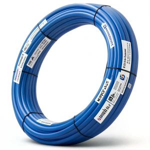 أنابيب HDPE PE 80 ضغط 16 بار قطر خارجي 63 مم سمك 7.1 مم لون أزرق | نيبروبلاست