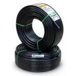 أنابيب HDPE نيبروبلاست PE 80 ضغط 12.5 بار قطر خارجي 40 مم سمك 3.7 مم لون اسود