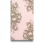 German Wall Covering, Pink Color, Length 10 m, Width 0.53 m, Model 10154-05