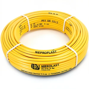 HDPE Pipes PE 100 Pressure 20 Bar Outside Diameter 75 mm Thickness 8.4 mm Yellow | NEPROPLAST