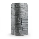 Stone Wall Decoration 10m x 0.53m Gray Color, Model 475029