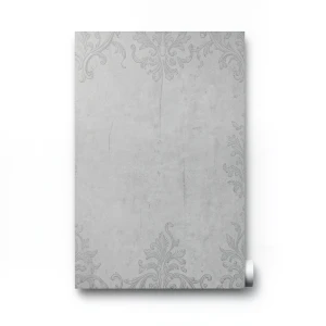 Patterned Wall Decoration 10m x 0.53m Gray Color, Model 475302