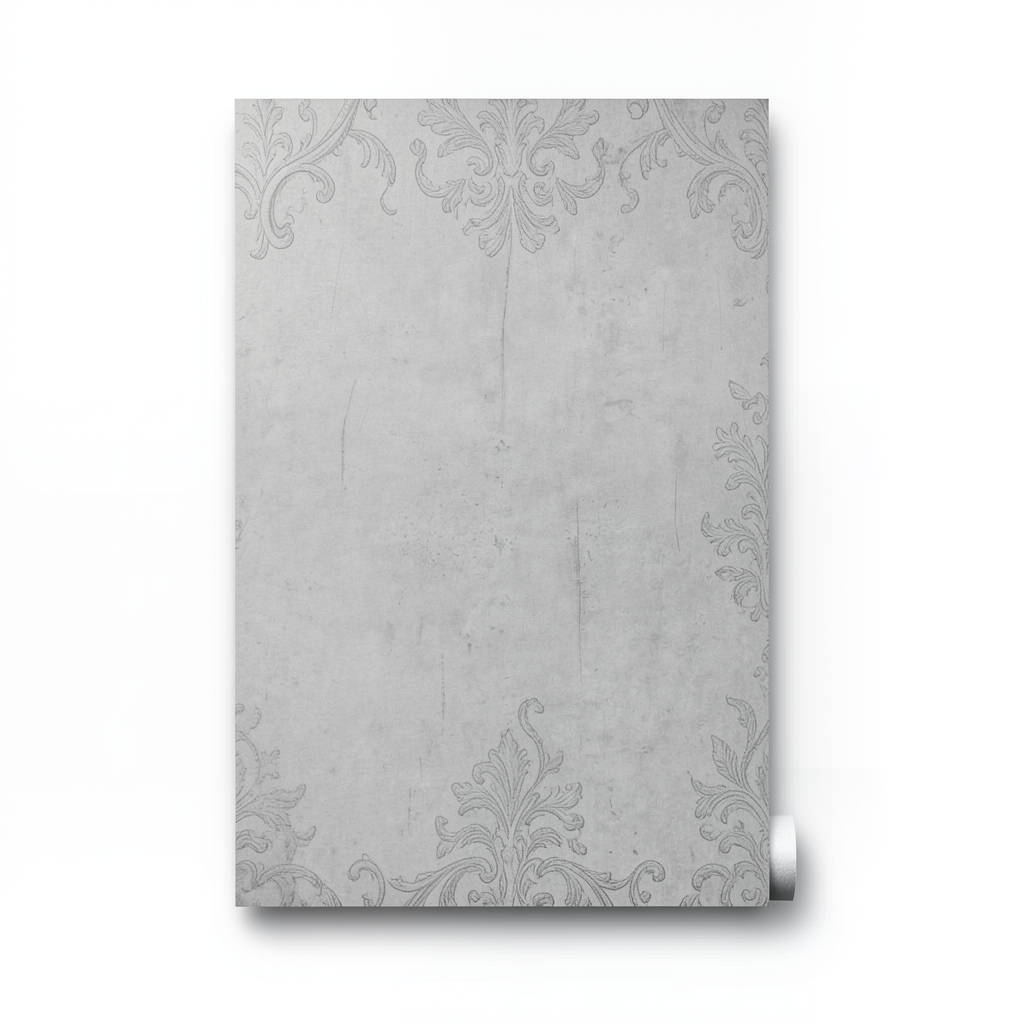 Patterned Wall Decoration 10m x 0.53m Gray Color, Model 475302