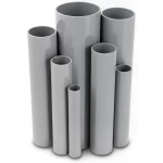 UPVC Pipes Schedule 80 Size 3 inch Thickness 7.6 mm Gray