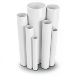 مواسير UPVC جدول 80 مقاس 4 إنش سمك 8.6 مم لون أبيض