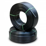 أنابيب HDPE الراجحي  PE 63 ضغط 15.9  بار قطر خارجي 16 مم سمك 2.2 مم لون اسود