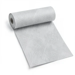 German Wallpaper Patterned Design Size 10m×0.53m, Light Gray Color