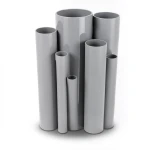 UPVC Pipes Schedule 80 Size 4 inch Thickness 8.6 mm Gray