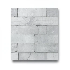 German Stone Wallpaper 10m x 0.53m Light Gray, Model 446302