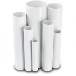 مواسير UPVC جدول 80 مقاس 6 إنش سمك 11 مم لون أبيض