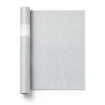 German Wallpaper Patterned Design Size 10m×0.53m, Light Gray Color