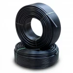 أنابيب HDPE الراجحي  PE 63 ضغط 15.9  بار قطر خارجي 25 مم سمك 3.5 مم لون اسود