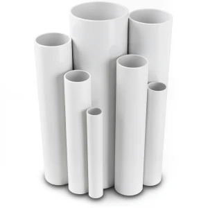 مواسير UPVC جدول 40 مقاس 4 إنش سمك 6 مم لون أبيض