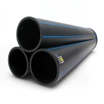 مواسير HDPE PE 100 ضغط 20 بار قطر خارجي 560 مم سمك 62.5 مم لون أسود | نيبروبلاست