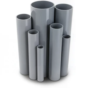 UPVC Pipes Schedule 40 Size 4 inch Thickness 6 mm Gray