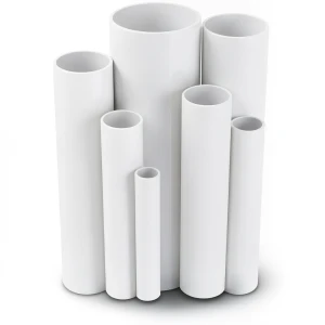 مواسير UPVC جدول 80 مقاس 3 إنش سمك 7.6 مم لون أبيض