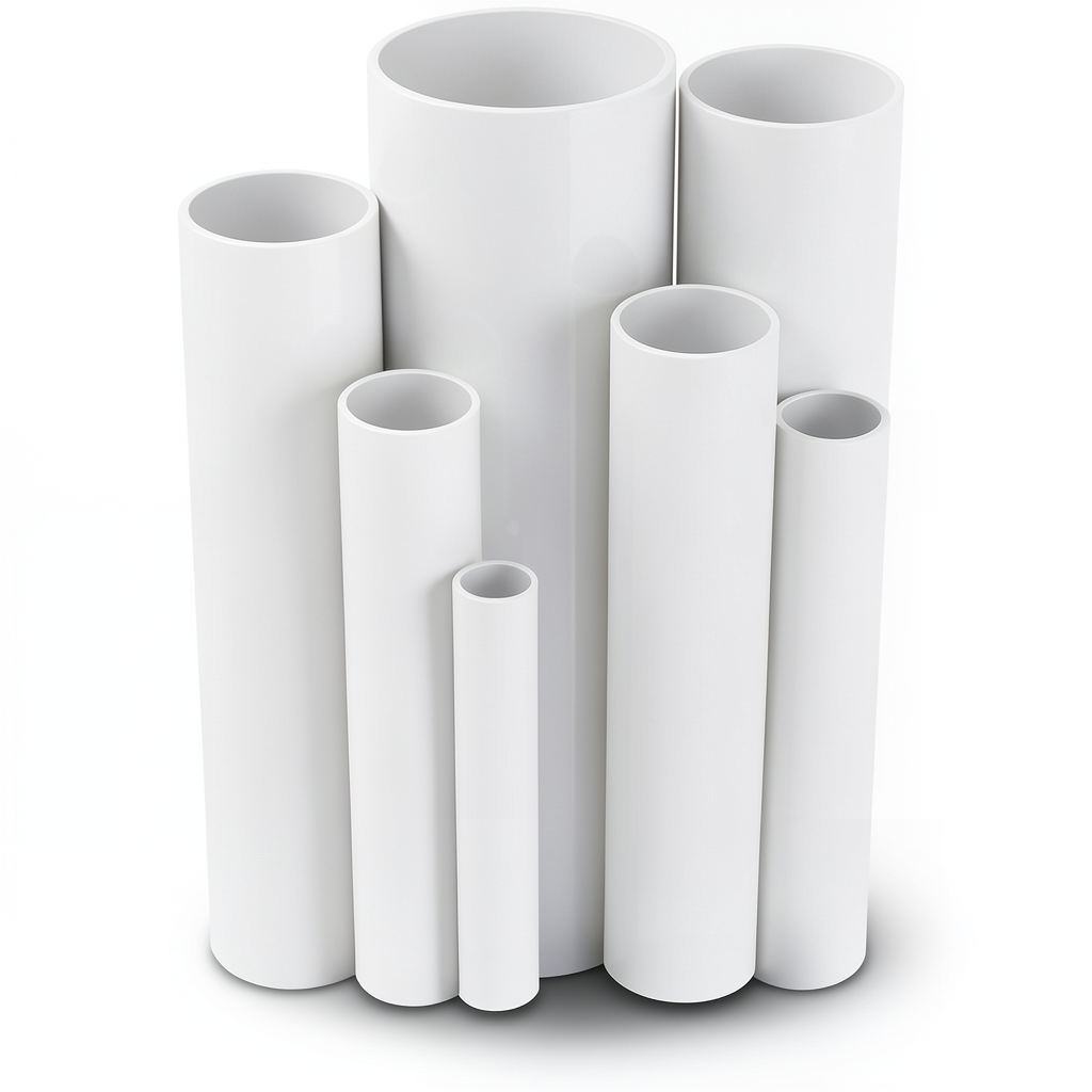 UPVC Pipes Schedule 80 Size 3 inch Thickness 7.6 mm White