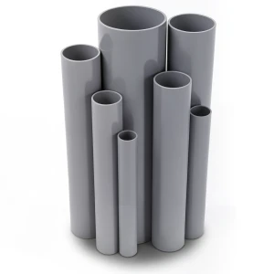 UPVC Pipes Schedule 40 Size 6 Inch Thickness 7.1 mm Gray