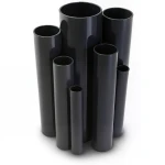 مواسير UPVC جدول 80 مقاس 3 إنش سمك 7.6 مم لون أسود