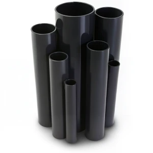 مواسير UPVC جدول 80 مقاس 3 إنش سمك 7.6 مم لون أسود